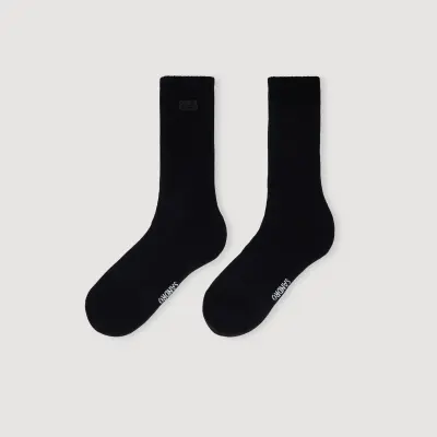 Chaussettes avec patch brodé