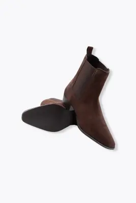 Boots en cuir suédé Femme — photo 3
