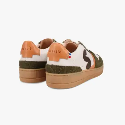 Baskets Bellis Crème Marron Kaki — photo 6