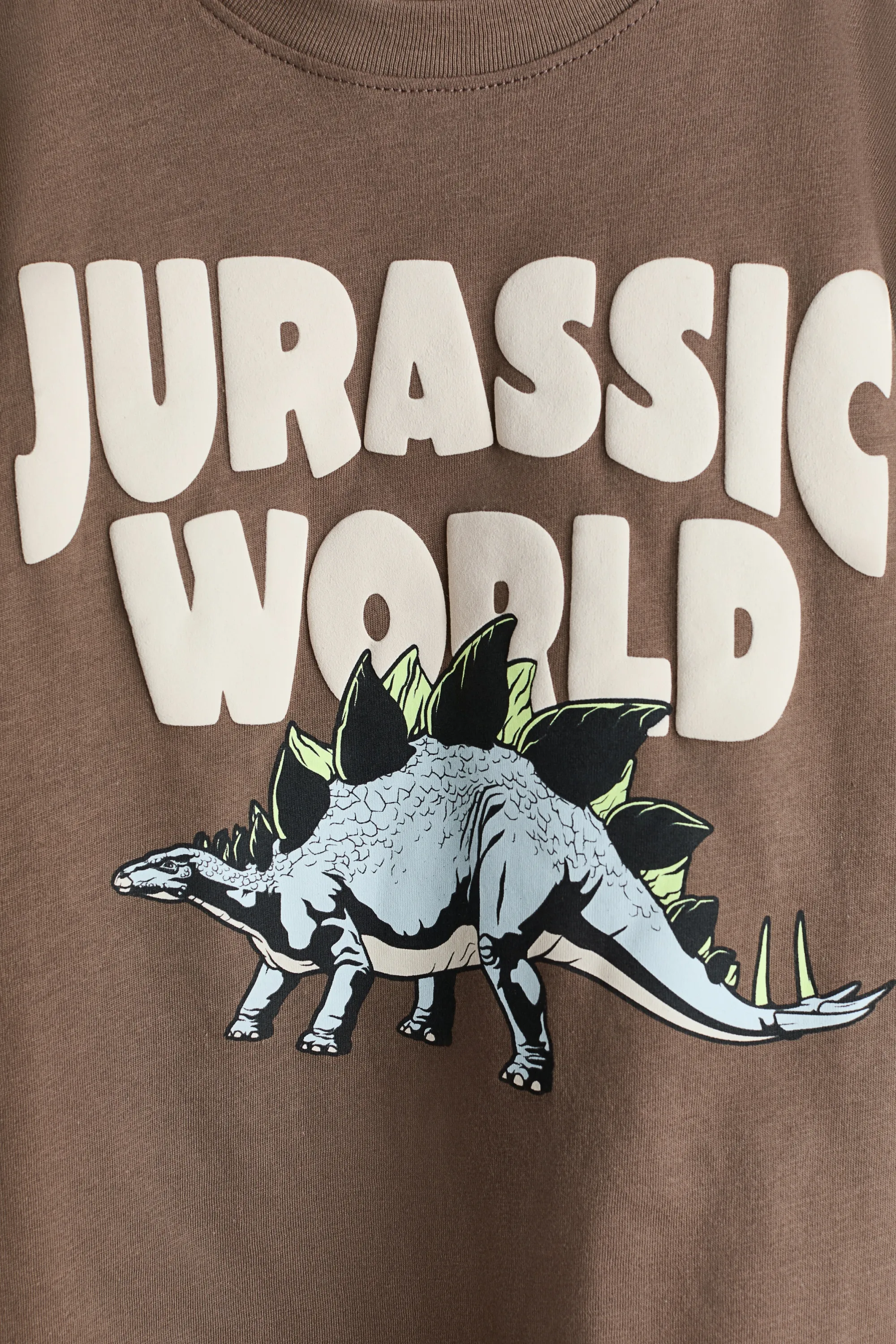 T-shirt oversize imprimé - Grège foncé/Jurassic World