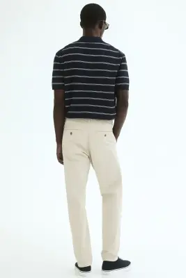Chino Slim Fit en coton - Beige clair — photo 2
