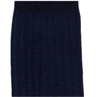Chaussettes fil d’Ecosse Marine — photo 3