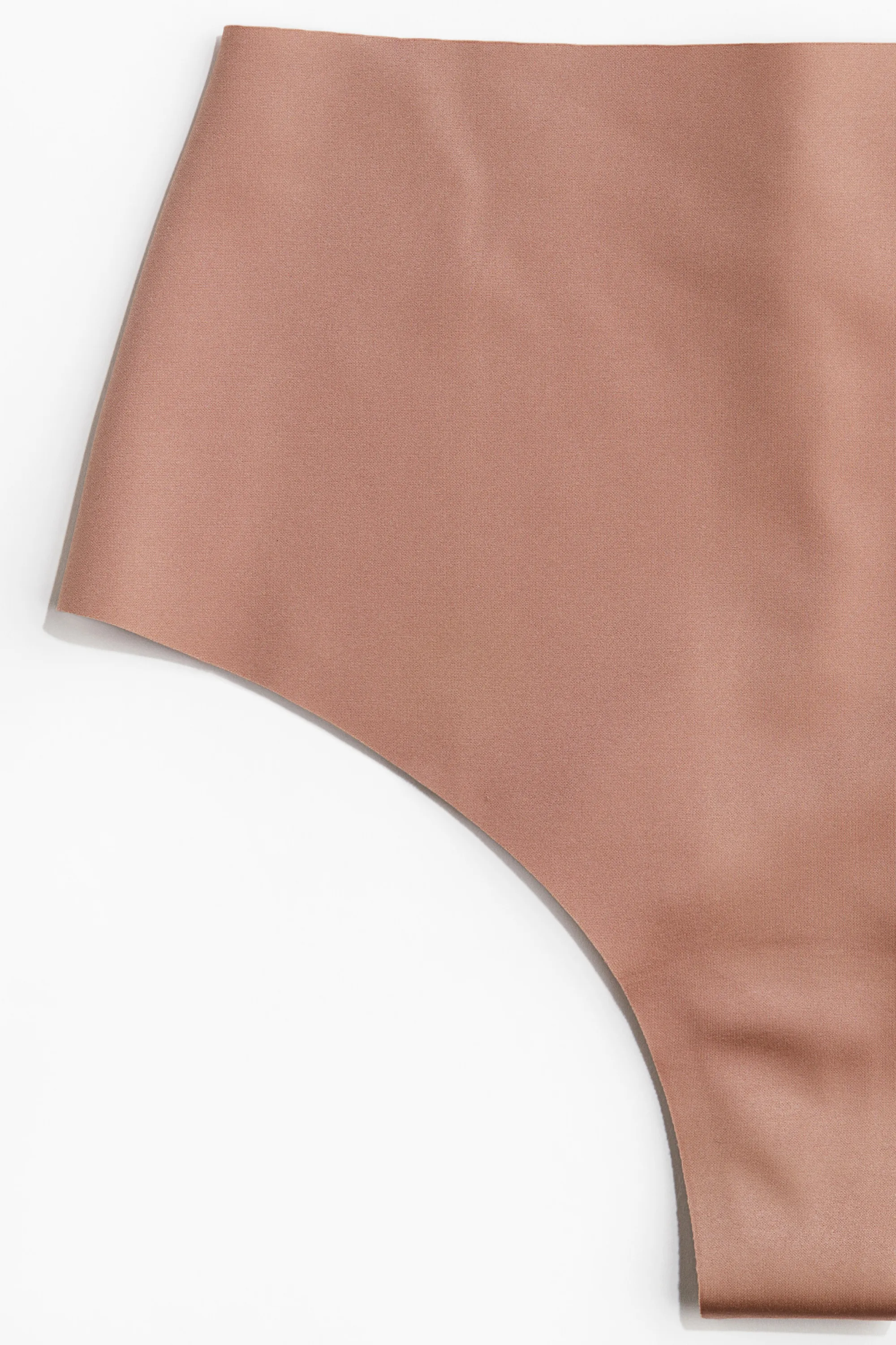 Culotte Brazilian Medium Shape en microfibre - Beige foncé