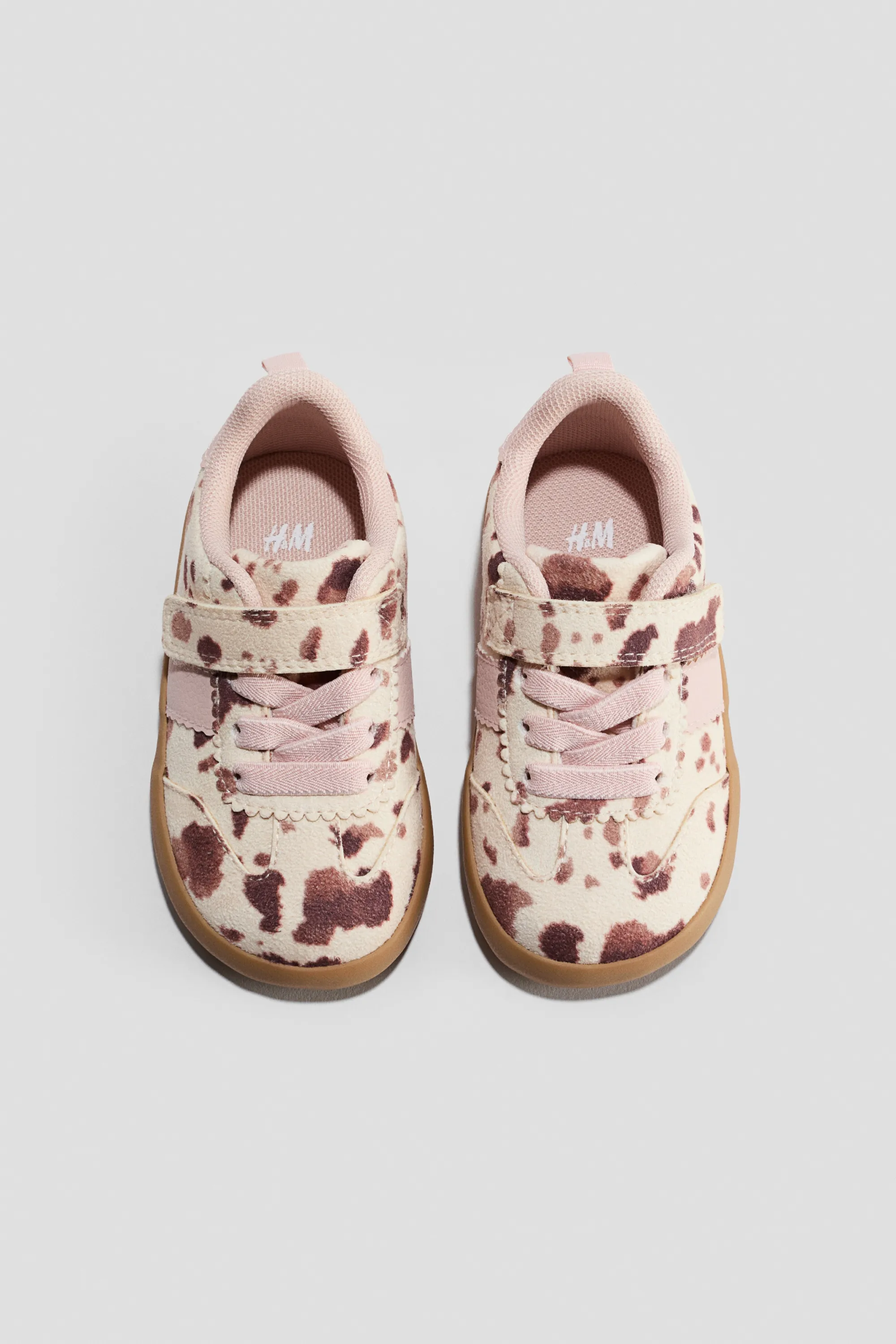 Sneakers barefoot - Crème/motif