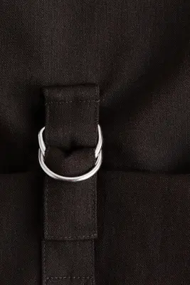 Veste oversize avec base à effet boule - Marron foncé — photo 5