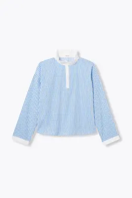 Chemise rayée col Victorien