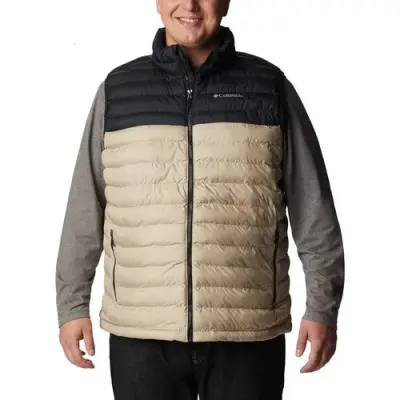 COLUMBIA POWDER LITE DOUDOUNE SANS MANCHES Noir Beige — photo 1