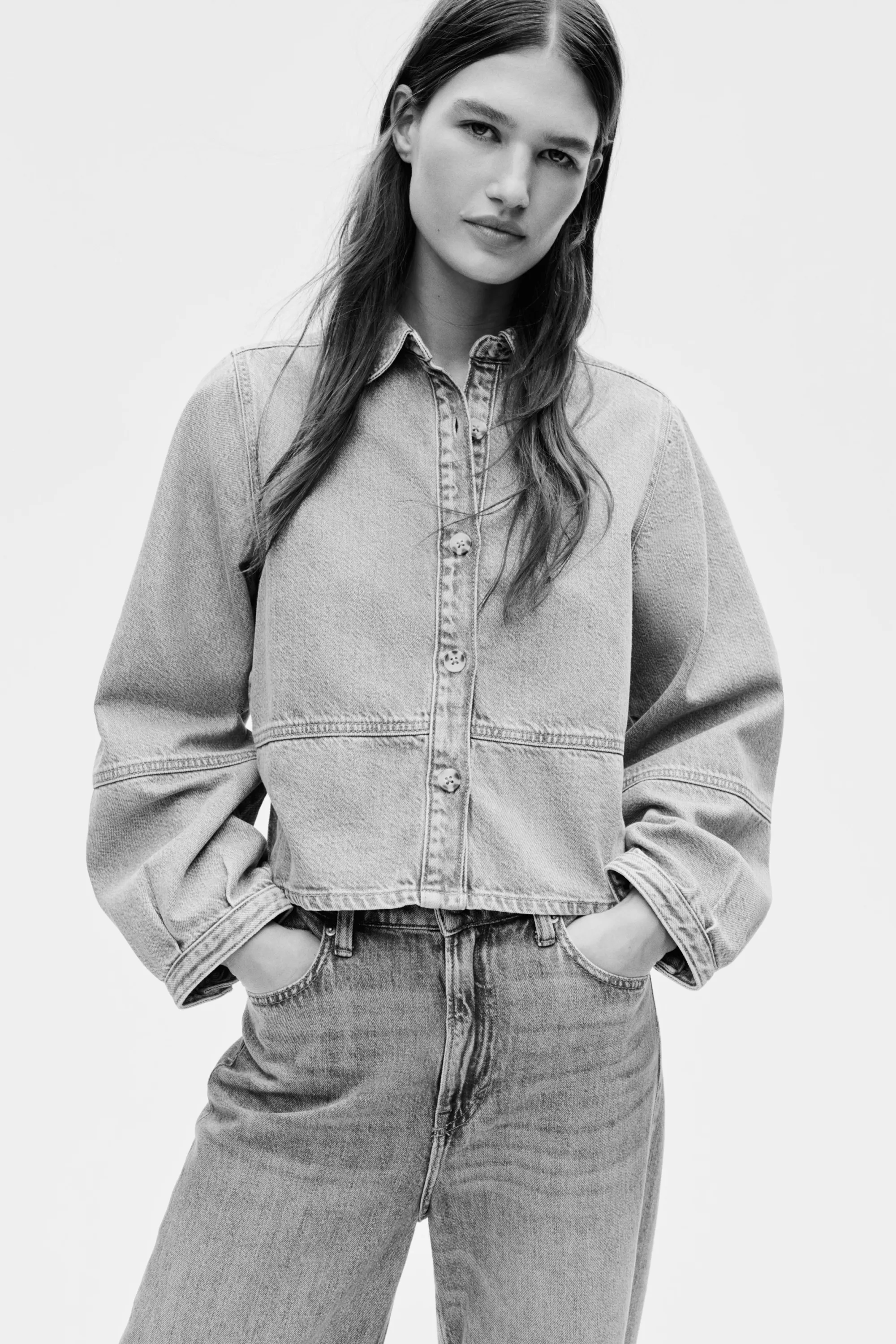 Chemise en denim - Bleu denim clair