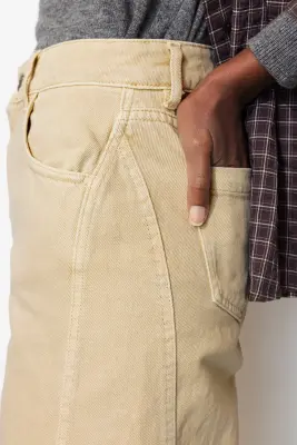 Pantalon large en toile sergé — photo 5