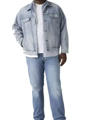 LEVIS 501 BT DARK STONEWASH GRANDE LONGUEUR — photo 2