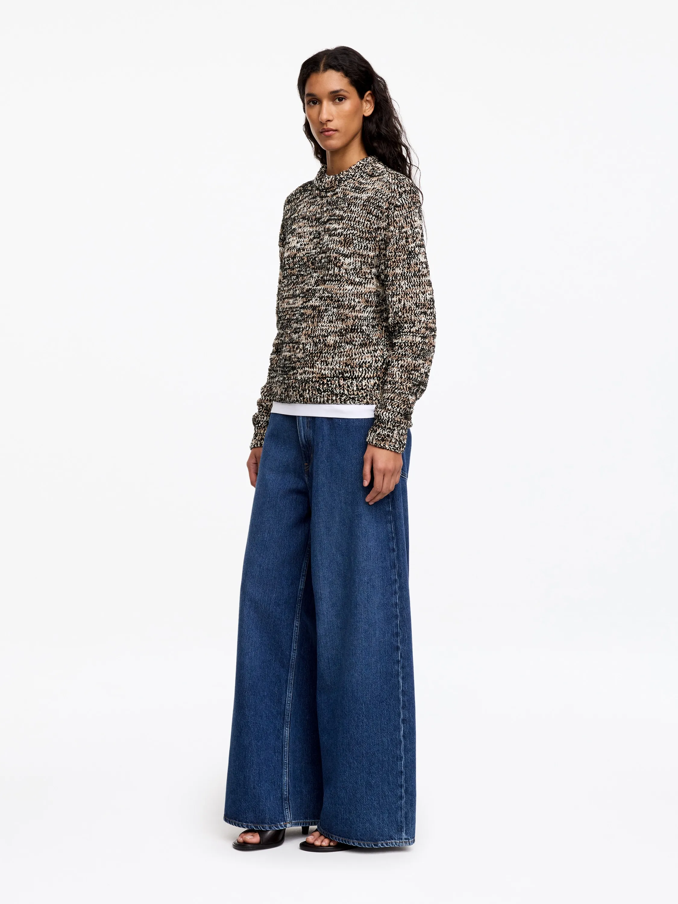 Pull bicolore - Noir/Multicolore/Mélange