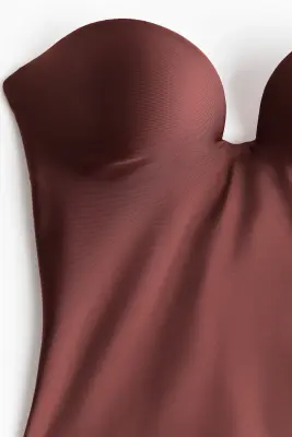 Body push-up Seamless Light Shape - Marron foncé — photo 3