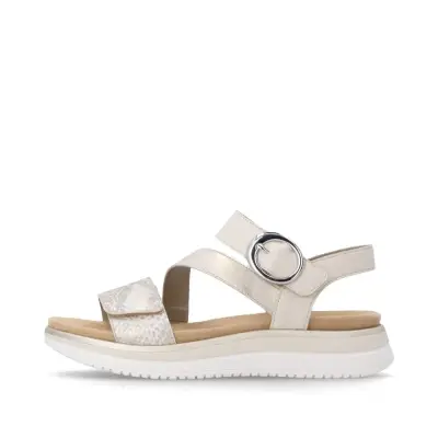 Sandales Remonte D1J64-90 Blanches - Boucle Grande Pointure Femme — photo 2
