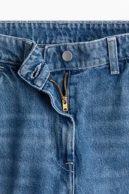 Straight High Jeans - Bleu denim clair — photo 1