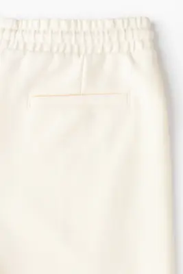 Short Regular Fit en interlock - Crème — photo 3