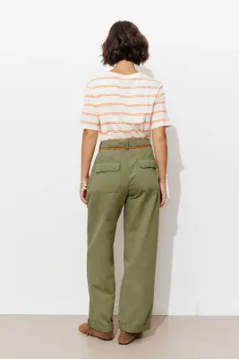 Pantalon chino taille haute — photo 4