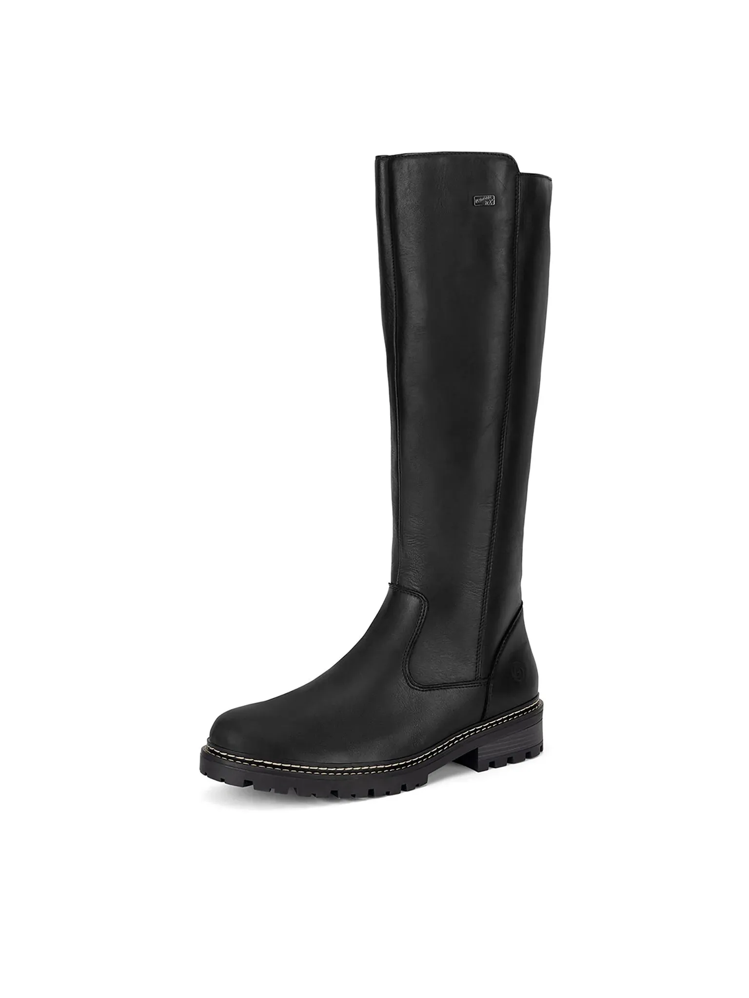 Bottines Remonte D0B72-01 Noires - Lacets Grande Pointure Femme