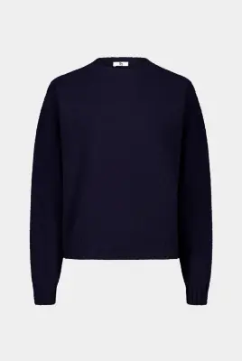 PULL LAINE MÉRINOS WOOLY - MARINE — photo 2
