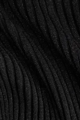 Top scintillant avec col cheminée - Noir — photo 3