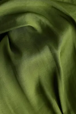 Pantalon à taille élastique avec cordons - Vert — photo 4