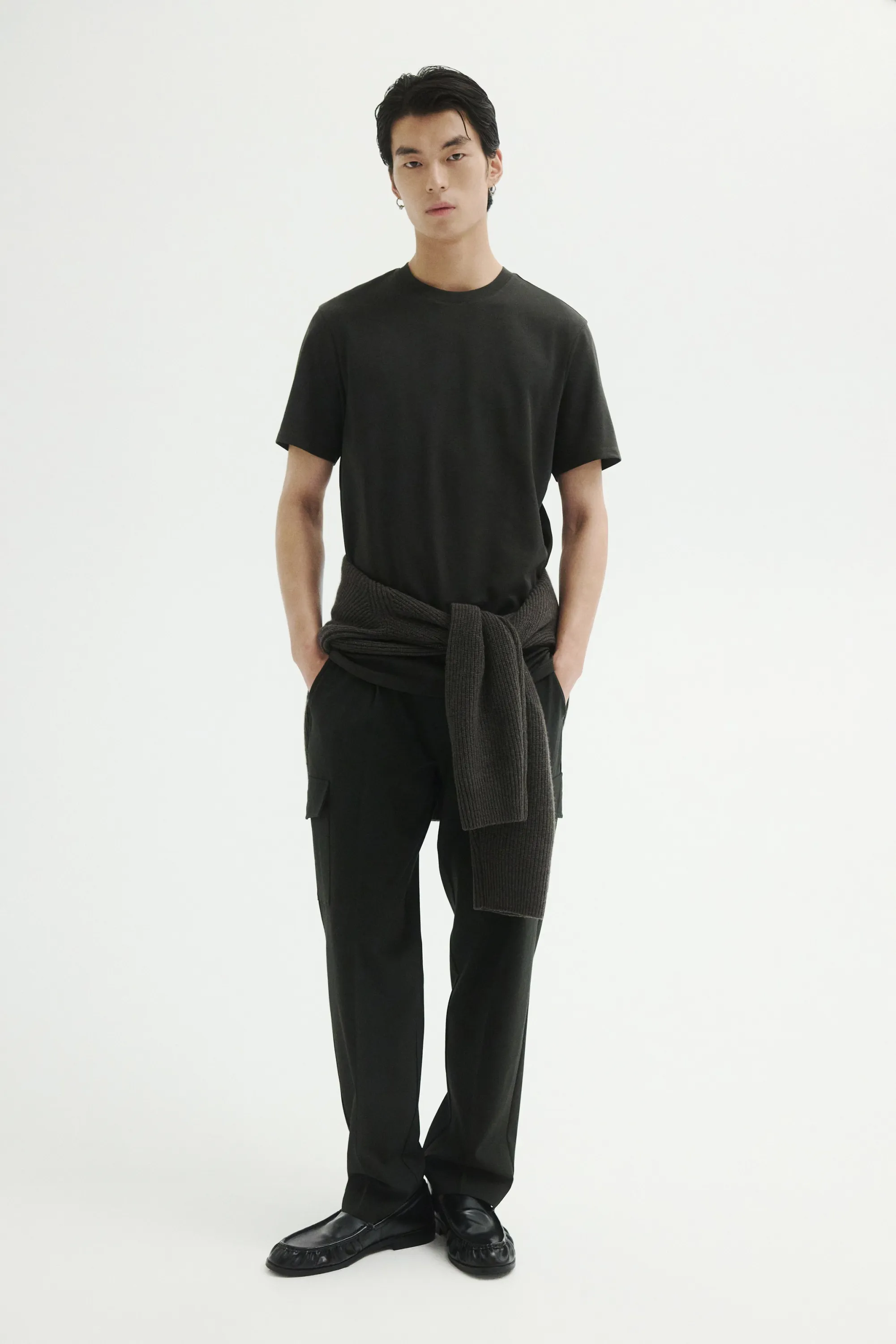 T-shirt Cooling Regular Fit - Vert kaki foncé