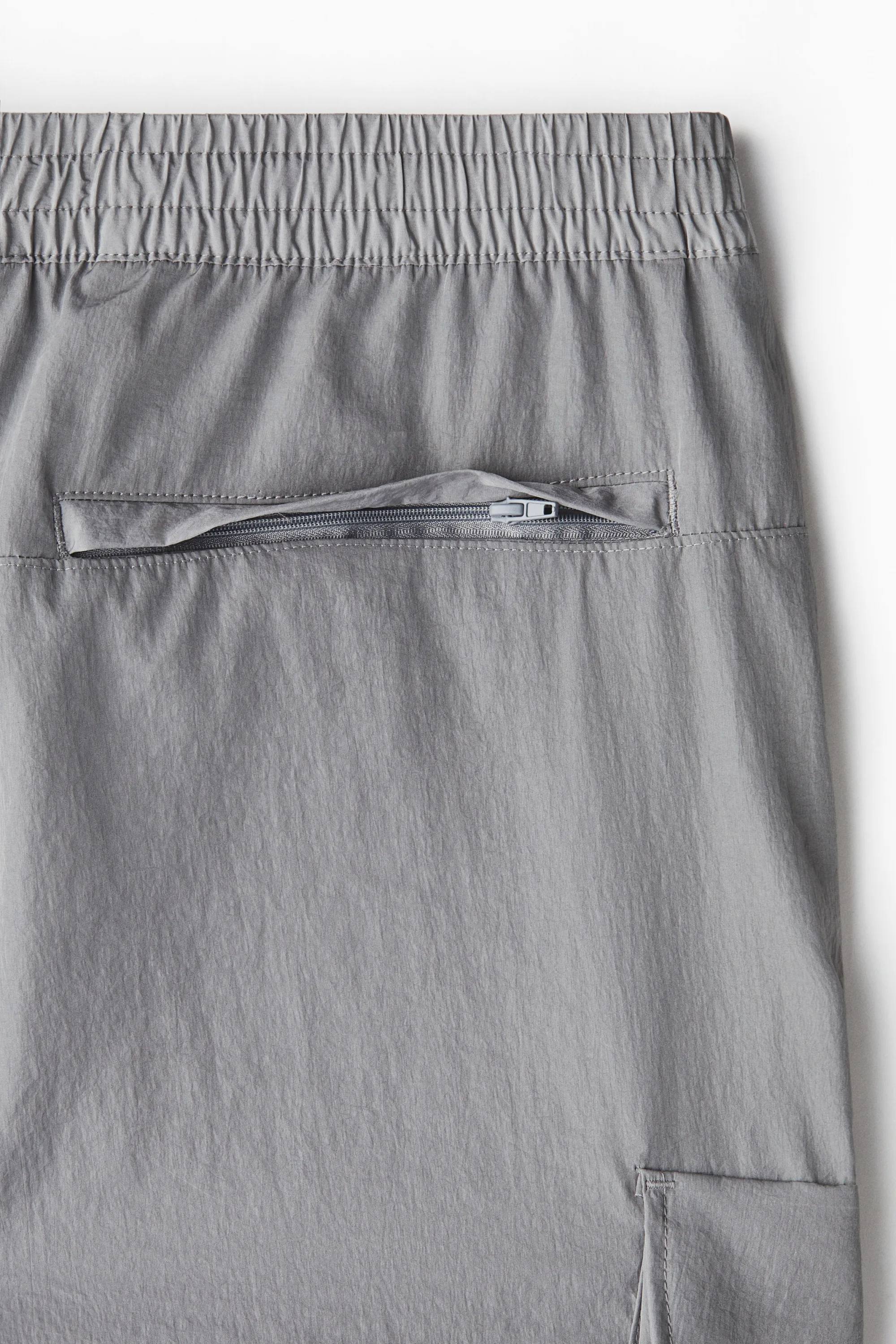 Pantalon cargo Relaxed Fit en nylon - Gris