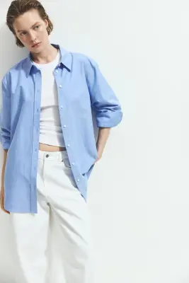 Chemise Oxford - Bleu — photo 1