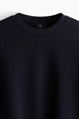 Sweat Loose Fit - Bleu foncé — photo 4