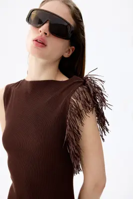Lunettes de soleil visière - Marron — photo 1