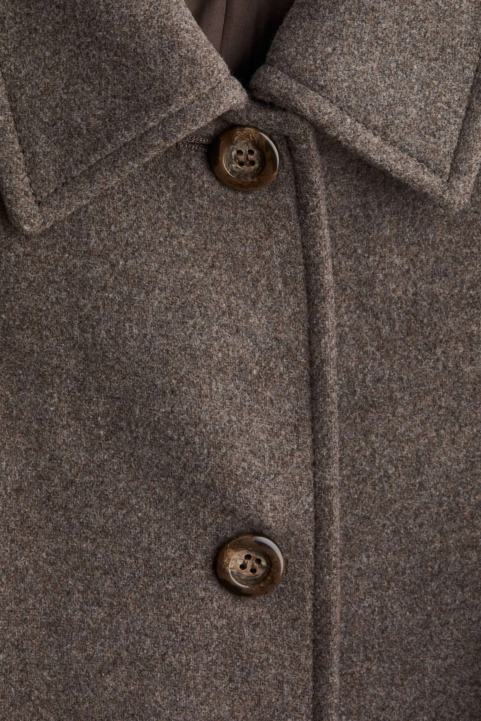 Manteau 3/4 - Taupe foncé