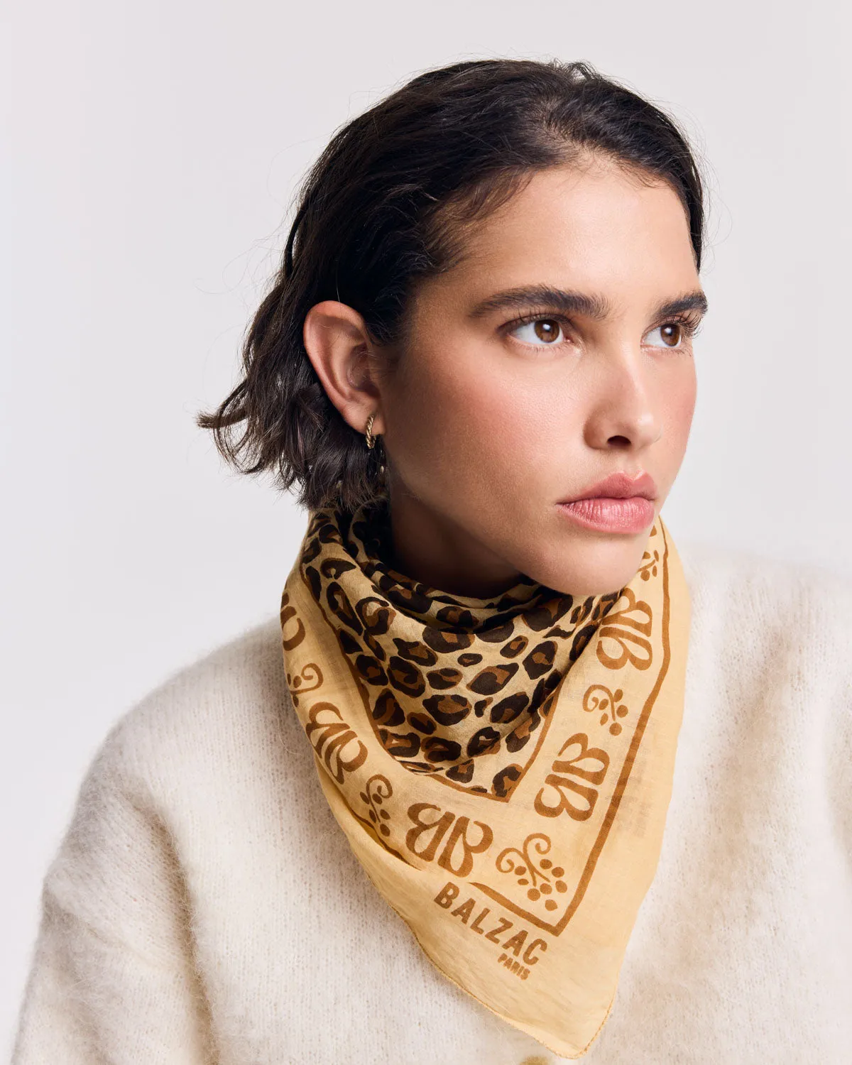 Foulard Johanna camel