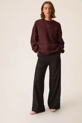 Sweat Shirt Joeme Prune — photo 3