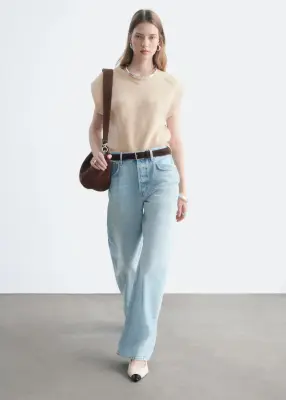 Jean barrel - Bleu clair — photo 1