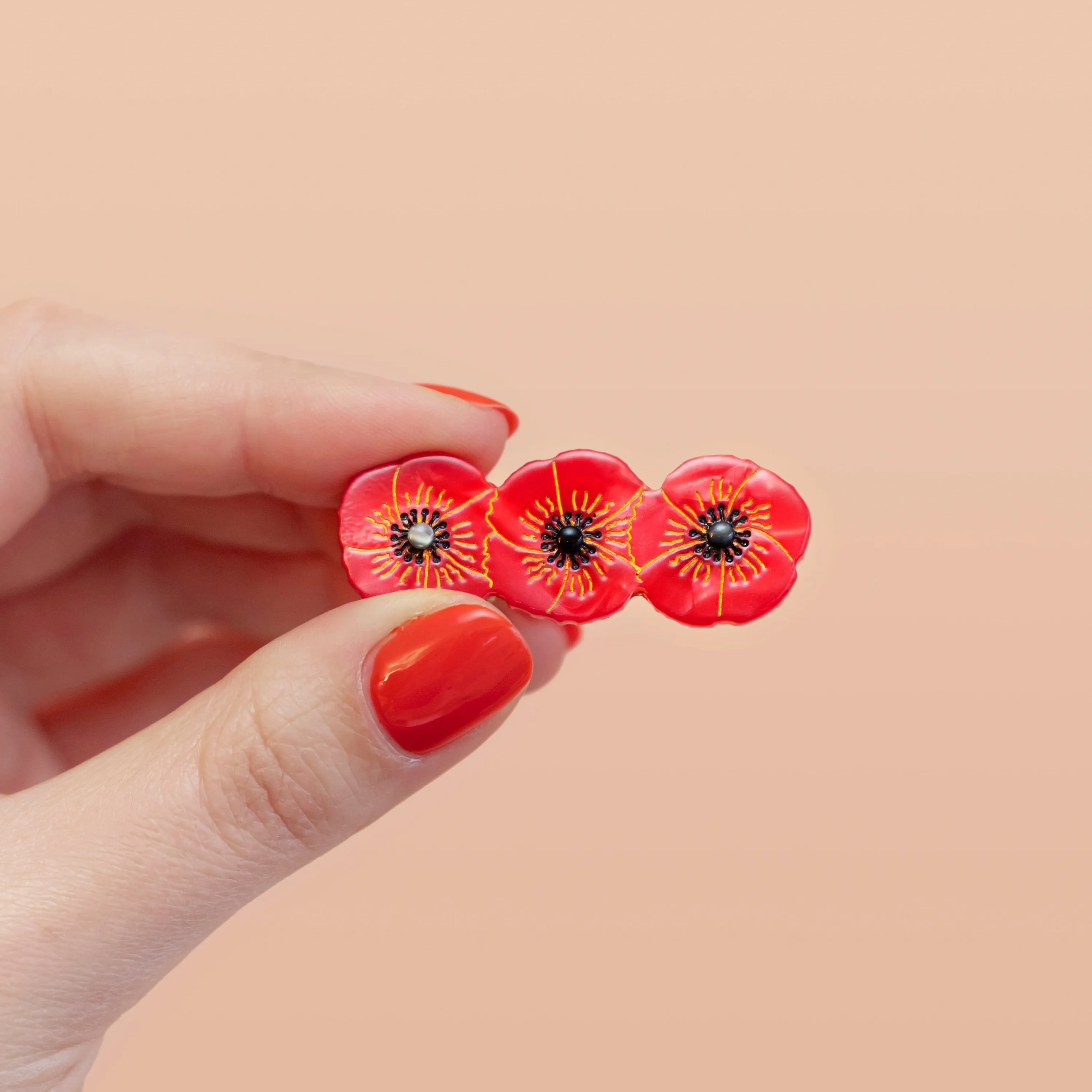 Barrette Coquelicot Coucou Suzette