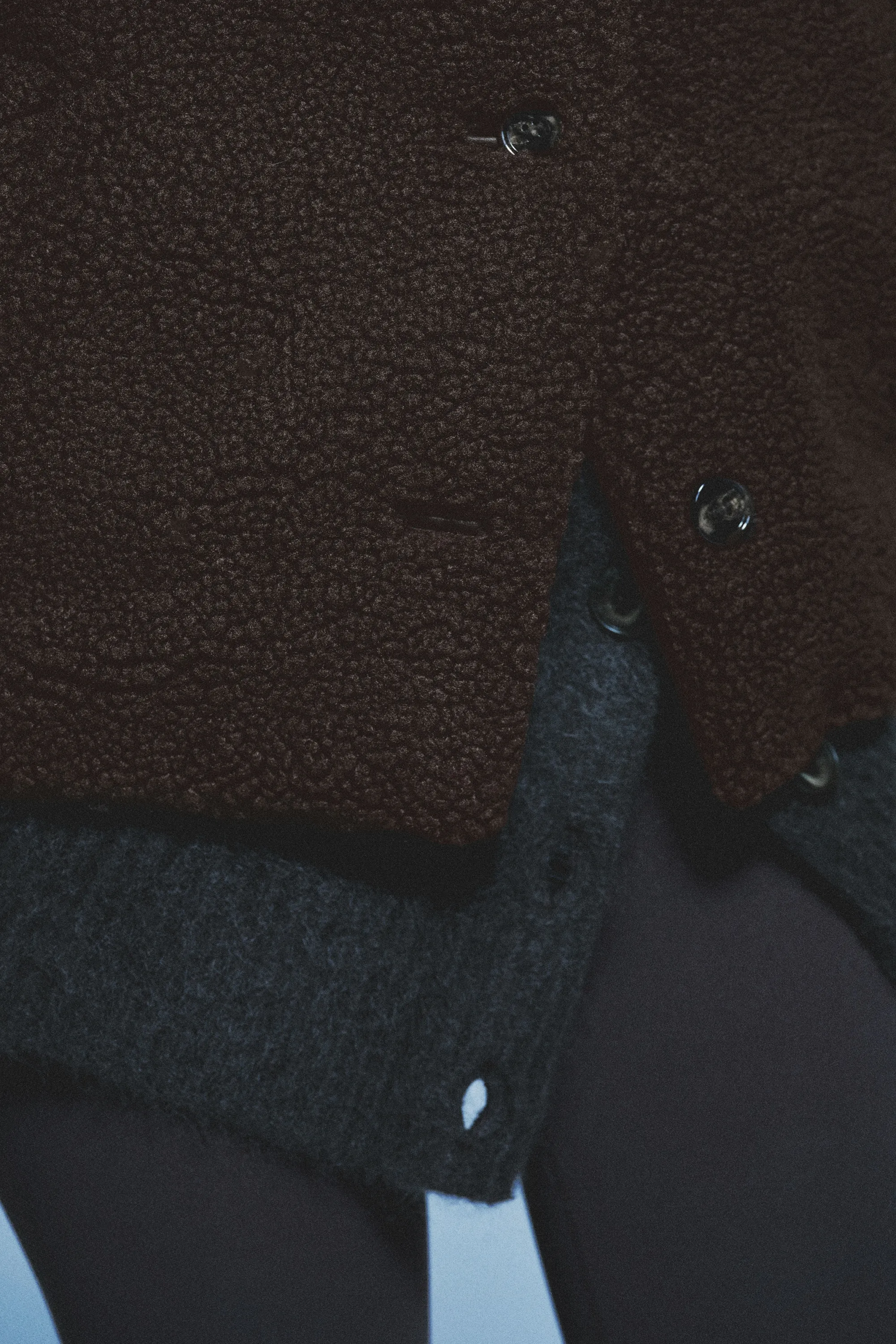 Veste en tissu Teddy bear - Marron foncé