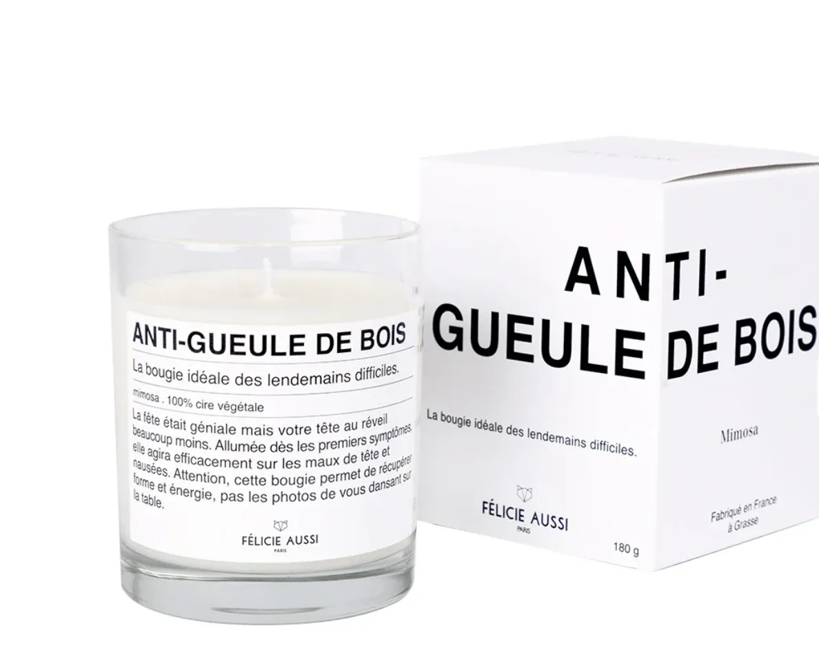 Bougie Anti-Gueule de bois - Mimosa - Félicie Aussi