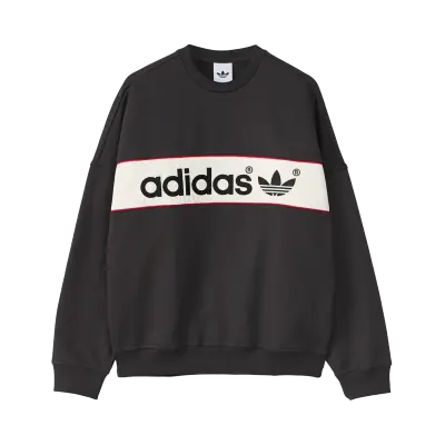 Adidas adiSignature Block Crewneck Utility Black — photo 1