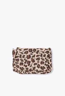 Mini-pochette zippée léopard — photo 2