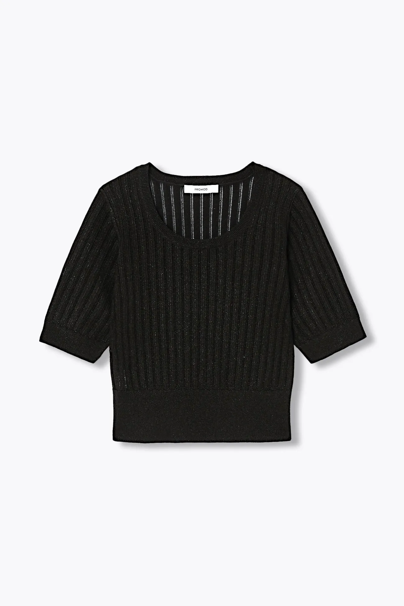 Pull court à paillettes Femme