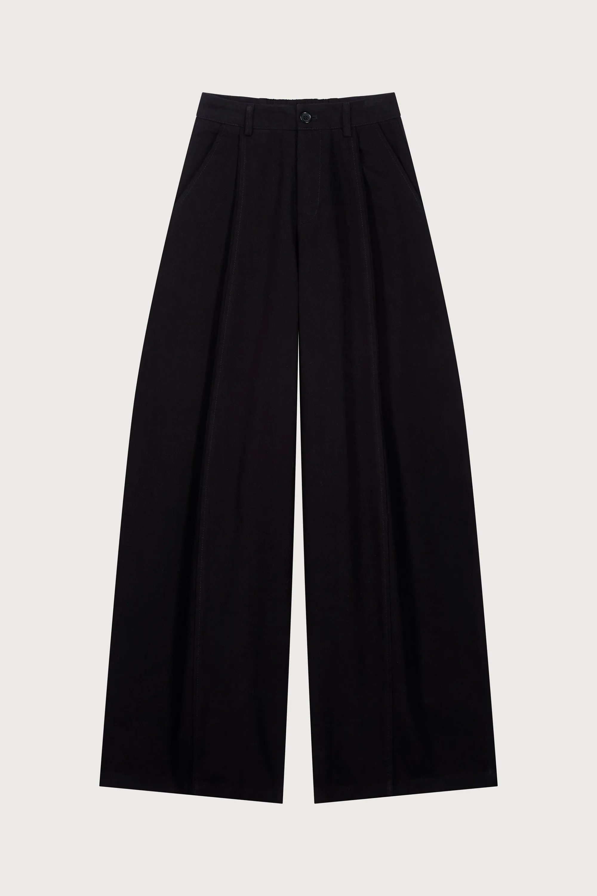 PANTALON BARREL COTON