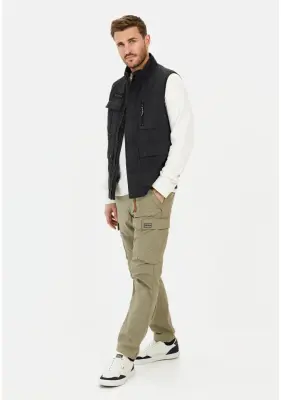 CAMEL ACTIVE GILET MULTIPOCHES Marine — photo 3