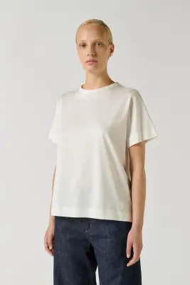 TEE-SHIRT BASIC BLANC — photo 1