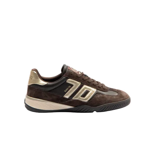 Basket Jogger Spongy Nappa Coffee gold - Back 70