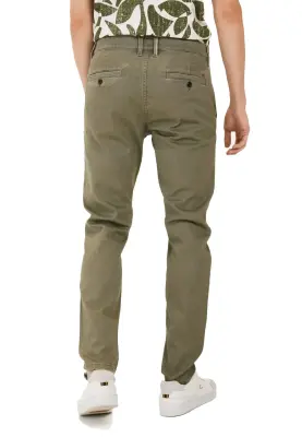 CAMEL ACTIVE CHINO GRANDE LONGUEUR Kaki — photo 3