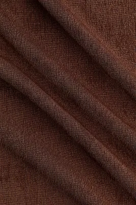 Robe dos nu avec encolure bénitier - Marron — photo 4