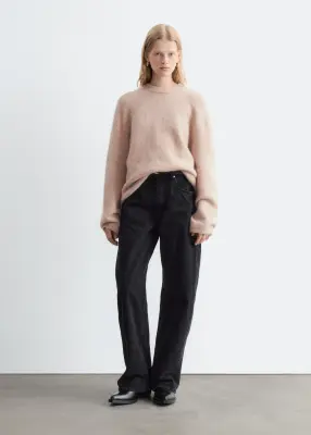 Pull en mélange d’alpaga - Beige — photo 2