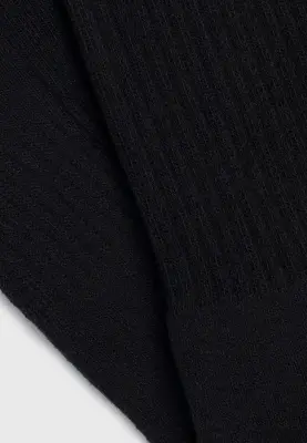 Les chaussettes côtelées - Noir — photo 3