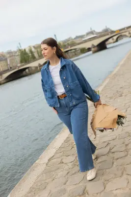 Veste denim Melissa - bleu denim — photo 3