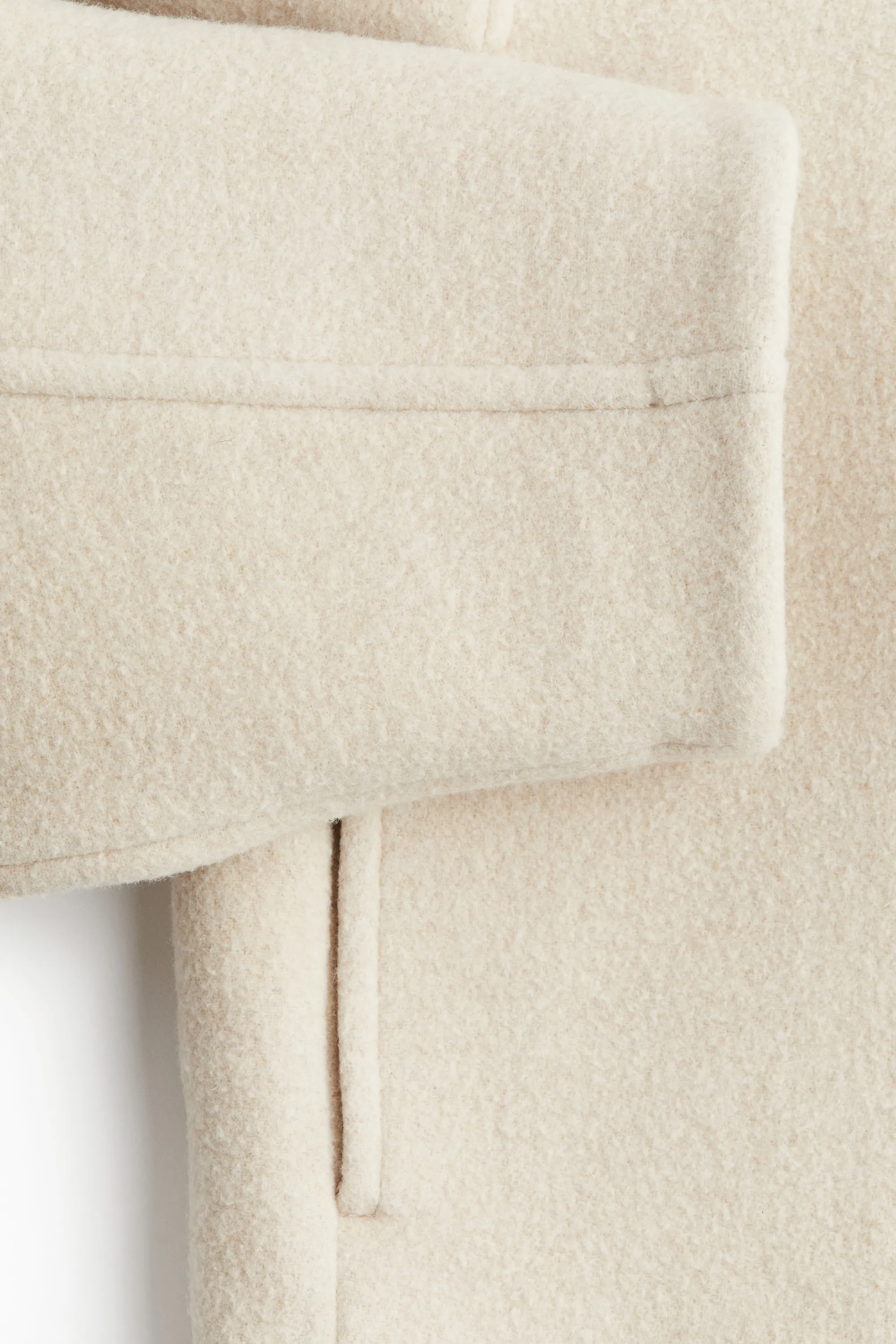 Veste en laine mélangée - Beige clair