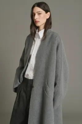 MANTEAU HARROW GRIS CLAIR — photo 3